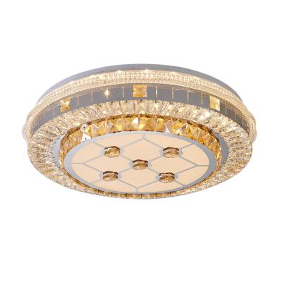 China 2022 Factory price hotel ceiling hallway LED luce spot hanging crystal lighting lamp reflector lamparas de crystal for sale