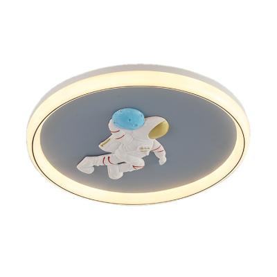 China Surface Mounted Creative Stars Moon Ceiling Lamps Boys And Girls Kids Room Lights for sale