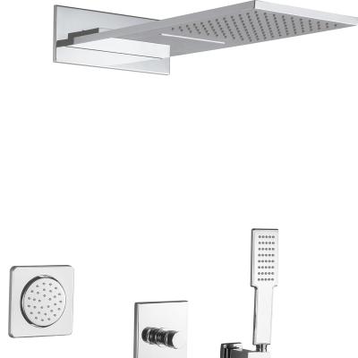 China Without Sliding Bar Good Quality 4 Functions Concealed Thermostatic Shower Set for sale