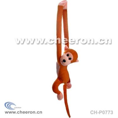 China Plush long arm monkey, squeaky stuffed toy for sale