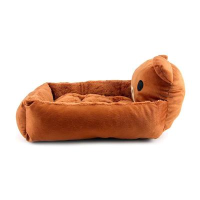 China Cute Bear Cushion Lovely Dog Gift Or Promotion Comfortable Soft Plush Bed Pet Bed for sale