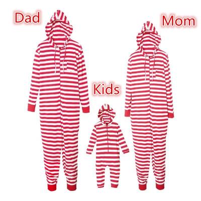 China Polyester/Cotton One-Piece Parent-Child Family Christmas Pajama Set Adult and Kids Matching Family Christmas Pajamas Set for sale