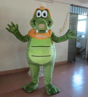 China Foam / Custom Made Crocodile Plush Crocodile Mascot Costume Easy Wear Crocodile Mascot Costume for sale