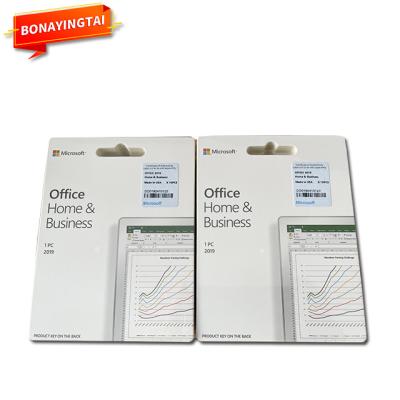 China Office 2019 Home and Business HB 2019 Keycard Online Activate 12 Months Office HB 2019 Guaranteed for sale