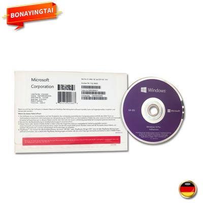 China Original Windows 10 Pro Full Package Professional Windows 10 Language OEM Germany Key DVD 12 Months Windows 10 Warranty for sale