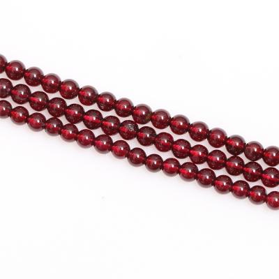 China Wholesale Natural Gemstone Crystal Loose Beads Garnet Beads forJewelry Making for sale