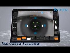 Auto Non Contact Tonometer Machine IOP Intraocular Pressure High Precision