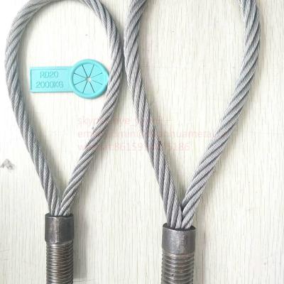 China Steel Wire Rope Lifting Buckle with Ring Screw for sale