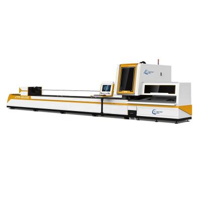 China CTK-6016L high precision metal tube pipe cnc tube fiber laser cut tube laser pipe cutter for sale