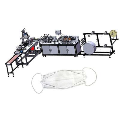 China Mask Making Machine 3DKF94 Fish Mask Machine Electric High Speed ​​KF94 Automatic Mask Machine kf94 Surgical Mask Machine for sale