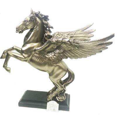 China China Decorative Resin Craft Figurines Animal Running Horse Decor Statue Sculpture Accessories Vintage Galloping Home Ornament for sale