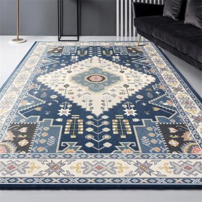 China Washable Factory Processing Custom Persian Side Rug Sofa Bedroom Rug European Style Corridor Carpet for sale