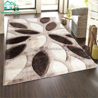 China Stripe Design Modern Shaggy 3d Floor Carpet / Rug Blanket / Hallway Carpet for sale