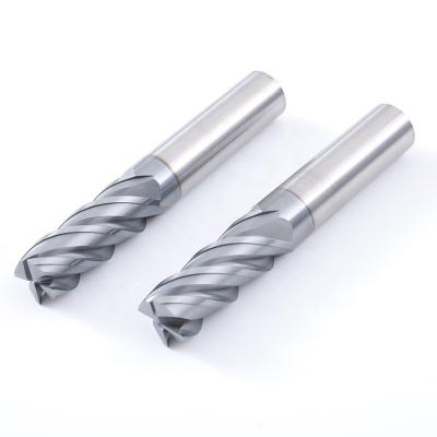 China CNC Milling Cutter OEM Square 2 Flute Factory Made Welding CNC 4 Flutes End Mill Spiral Milling Cutter for sale