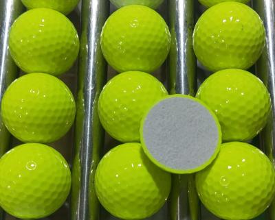 China Rubber + Surlyn 2 Layer Range Golf Course Printing Golf Ball Samples for sale