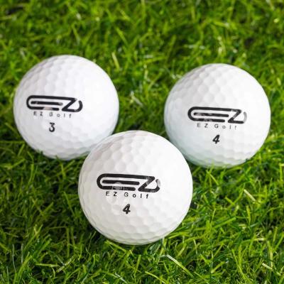 China Rubber + PU Golf Competition Ball With 2 Pc Conformation for sale