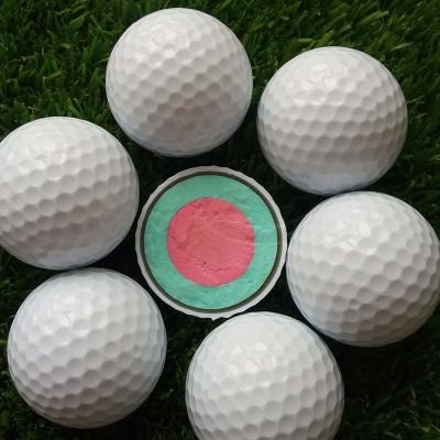 China Rubber + Surlyn Caiton Used Golf Balls Branded for sale