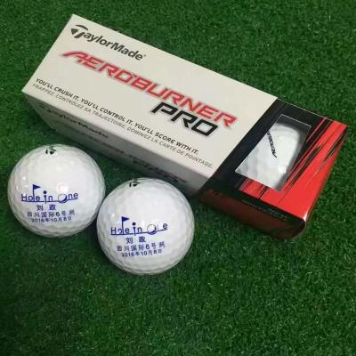 China Rubber + PU Two Piece Ball Golf Game Ball Golf Course for sale