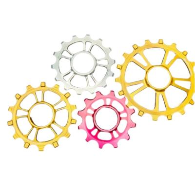 China Toy Customized Machining Parts Gears Aluminum 7075 CNC Turning CNC Milling Anodizing For Kids Toy Electronic Bicycle Gears Parts for sale