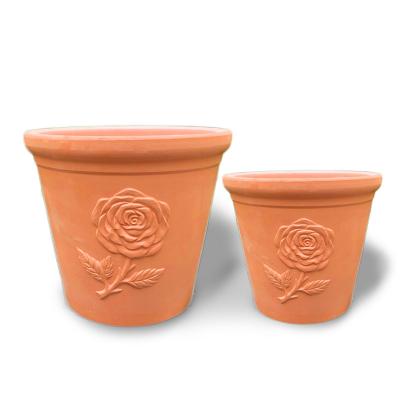 China Eco-friendly European Style Plant Pots Terracotta Planter Wholesale Planters for sale