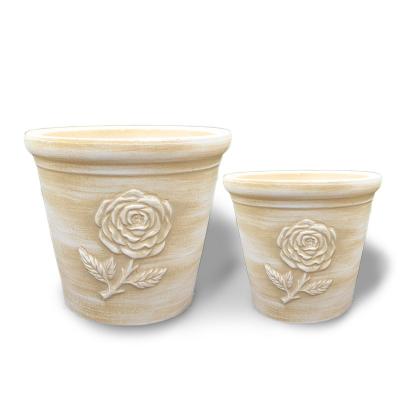 China Eco - Friendly European Design Terracotta Planter Plant Pots Garden for sale