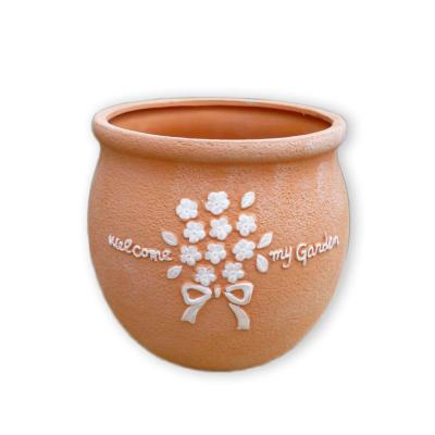 China Wholesale round flower pots/Chinese style garden terracotta plant pot clay/garden pot for sale