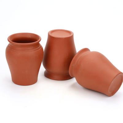 China Sustainable high quality clay kulhad Chai pot fired in high temperature for restaurant for sale