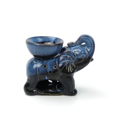 China Ceramic Animal Shaped Censer, Elephant Oil Burner for sale