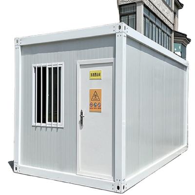 China 18mm MGO Board Floor Portable Folding Shipping Container House For Home Office for sale