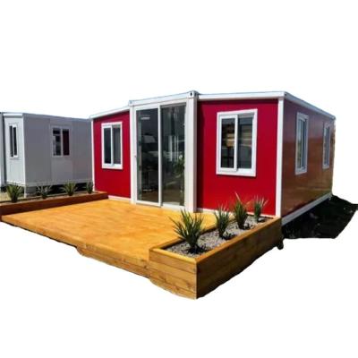 China Prefabricated 20ft Foldable House Expandable Container Home Workshop Warehouse Office for sale