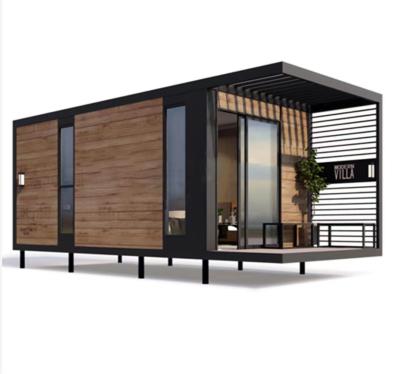 China Live Light Villa Prefabricated Mobile House With Steel And Sandwich Board for sale