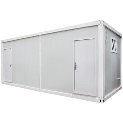 China Flat Pack Container House-Office Prefab Container With PVC Sliding Window for sale