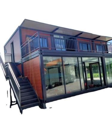 China Steel Luxury Container House 20ft 40ft Prefab Modular Homes Expandable for sale