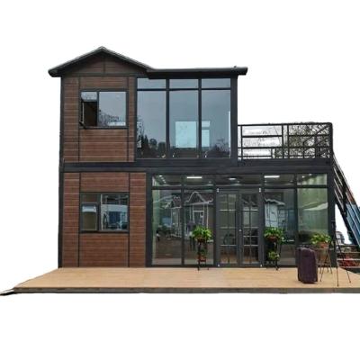 China High End Prefabricated Modular Tiny House With Modern Expanable Living Area for sale