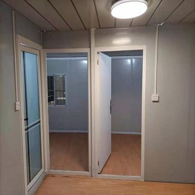 China Living Home Flat Pack Container House With Traditional Design PVC Sliding Window for sale