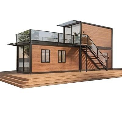 China Luxury Office Building Recyclable Prefab Container House For Family Living for sale