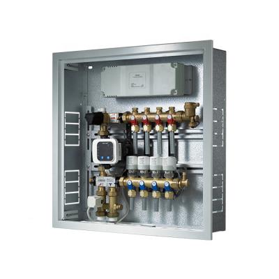 China Eco - Friendly Floor Heating Products Menred M Type Stainless Adjustable Manifolds Cabinet for sale