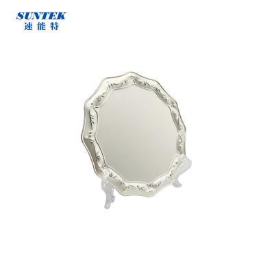 China Sublimation Sustainable Disc Decorative Dining Room Decor Dish Steel For Home Decoration for sale