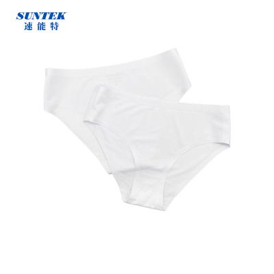 China Ladies Antibacterial Comfortable Women's Underwear 100% Polyester Panties Without Ears for sale