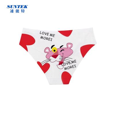 China Factory direct high quality quick dry white cheap custom ladies panties antibacterial no ears for sale