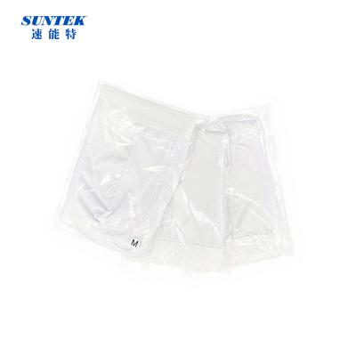 China Fashion White Man Flat-angle Briefs Antibacterial Chinese Factory Made Breathable Underwear for sale