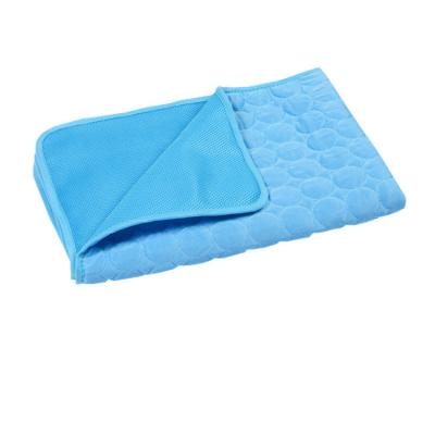 China Waterproof Soft Comfortable Custom Leisure Cats Breathable Dogs Pets Ice Cooling Mats Summer Sleep Pads for sale