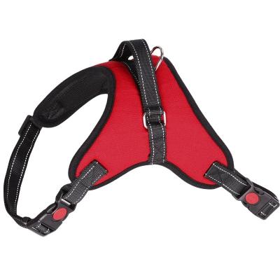 China Reflective Dog Vest Dog Harness With Adjustable Leash Soft For Dogs Cats Puppy Pet Chest Strap for sale