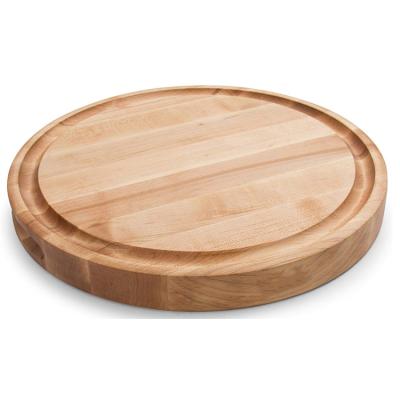 China Viable Steak Wooden Double Sided Round Tray Hot Selling Vegetable Cutting Board for sale