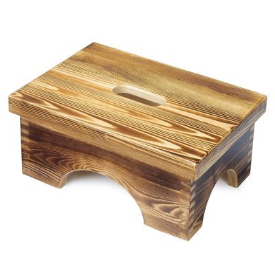 China Modern Wholesale Custom Home Outdoor Wooden Mobility Bedside Step Stools for sale