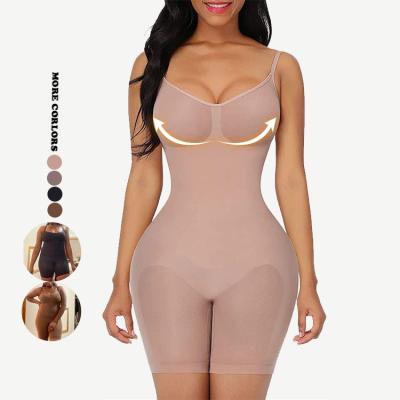 China Waistdear Antibacterial Private Label Hip Enhancer Belly ControlTight Jumpsuit Body Shaper Slimming Full Body Women Shapewear for sale