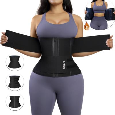 China New Design Viable Design Waistdear Custom Latex Women Belly Wrap Trimmer Slimming Belt Waist Trainer for sale