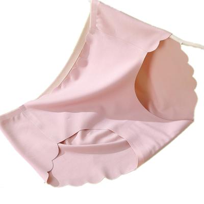 China Factory direct sales antibacterial ice silk seamless panties ice silk underwear sexy silk panties for sale