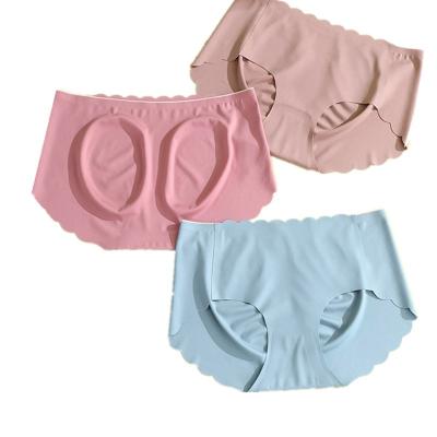 China New arrival antibacterial ice factory underwear sexy women's silk panties and briefs string bikini briefs for sale