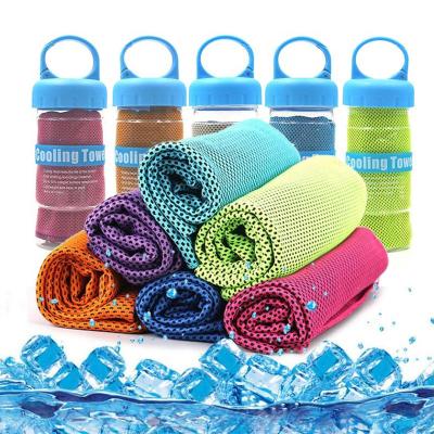 China High Quality Running Regenerative Cooling Towel Custom Workout Gym Fitness Fitness Microfiber Sports Towel Viable Sweat Towel for sale